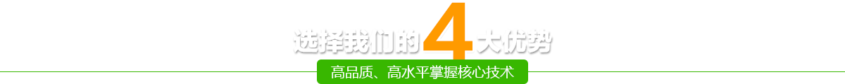 選擇我們的四大優(yōu)勢(shì)-高品質(zhì)、高水平掌握核心技術(shù)